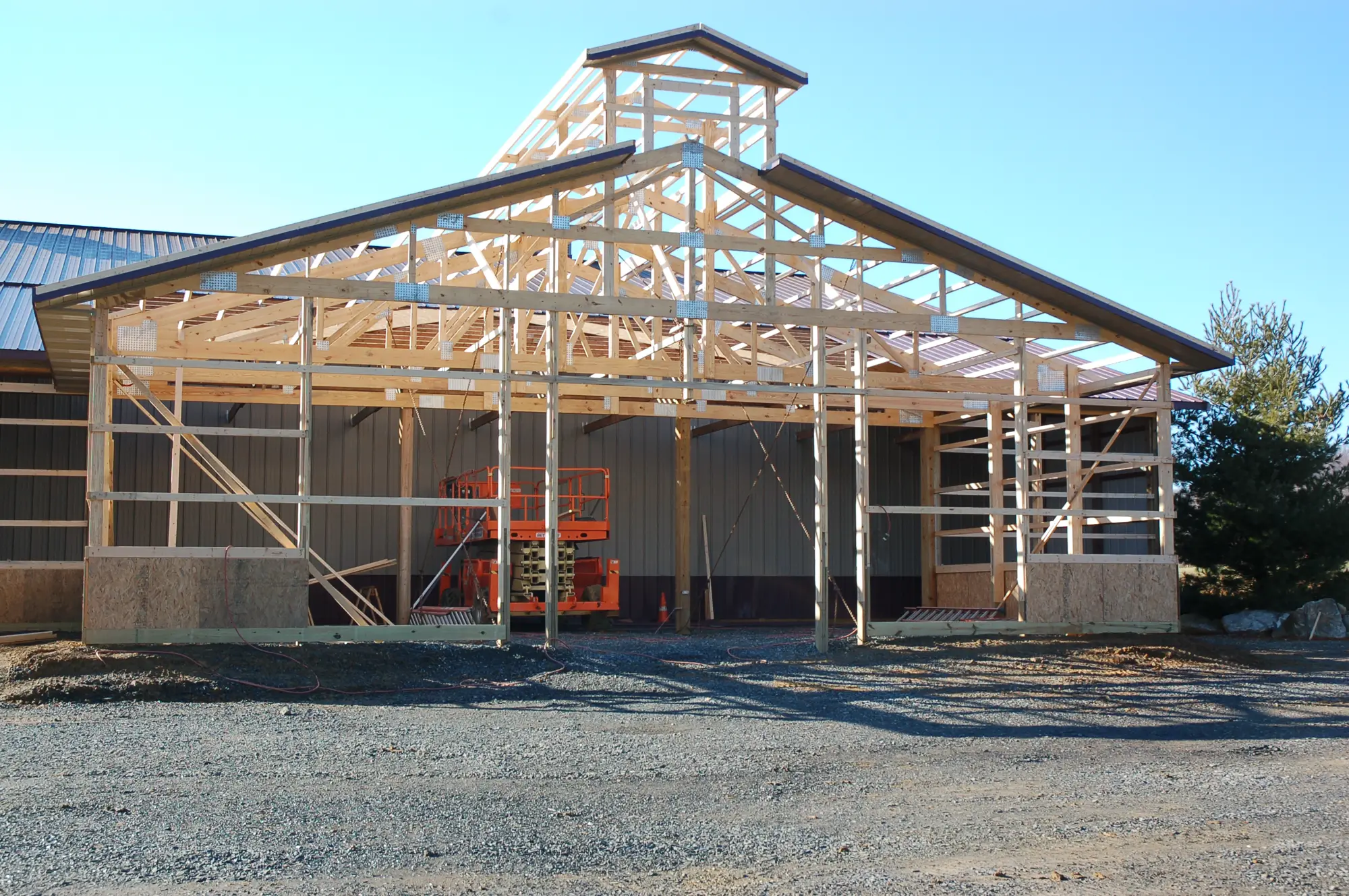 Building the Alba tasting room
